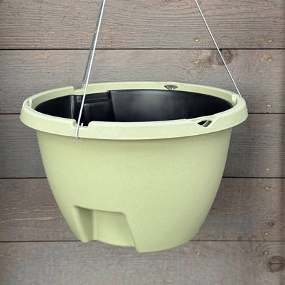 weekender hanging basket in sage green